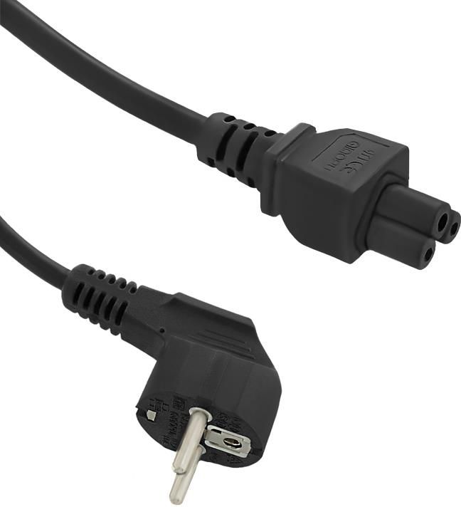Kabllo energjie Qoltec S03/ST1 (50548), e zezë