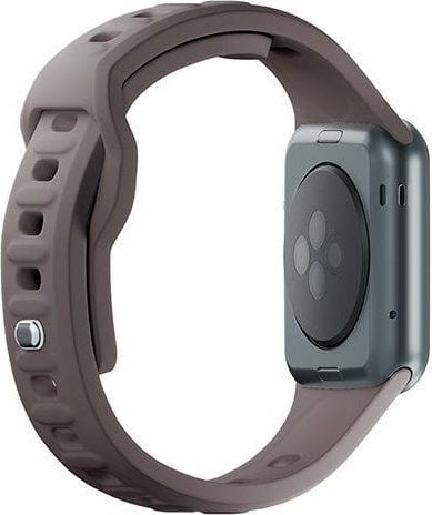 Rrip silikoni 3mk për Apple Watch, 38/40/41 mm, kafe