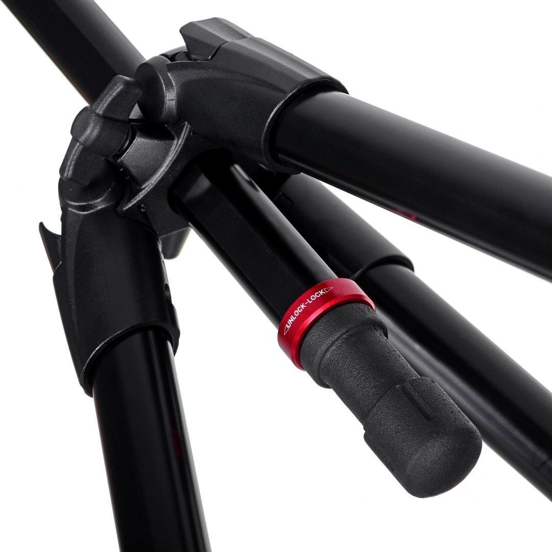 Trekëmbësh Manfrotto MDeVe 055, alumini, 165cm, i zi