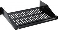 Рафтови RACK Дeлта Shelf P19-2U/356, 19\", 2U, 356mm, сет 2 парчиња, црни