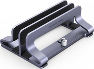 Mbajtëse vertikale për laptop Ugreen LP258, aliazh zinku, e argjendtë