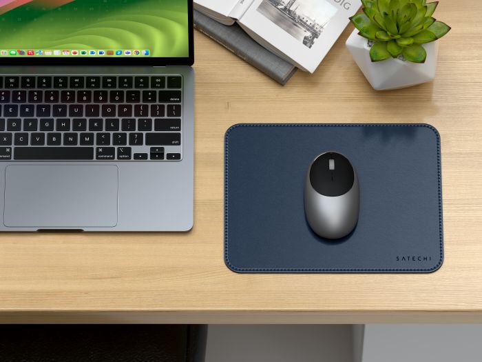 [Ekspozuar] Satechi Vegan Leather Premium Mouse Pad, Blue