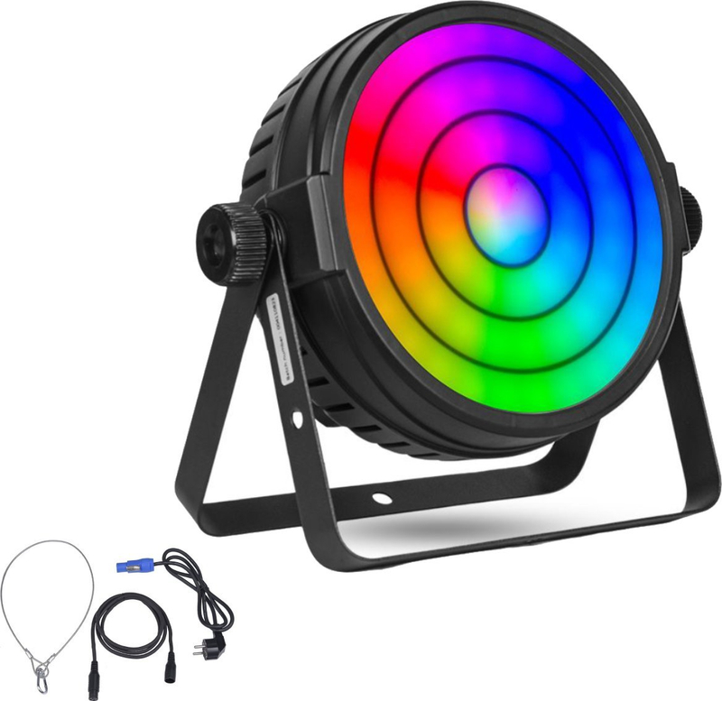 Reflektor skenik Light4Me Hypno PAR, 66 LED RGB, kontroll DMX, i zi