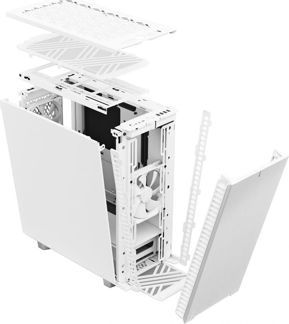 Kasë Fractal Design Define 7 Compact Solid, e bardhë, Midi Tower