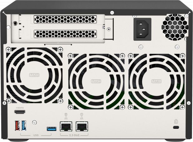 File server NAS QNAP TVS-675-8G, 8GB RAM, 2.5GbE, gri