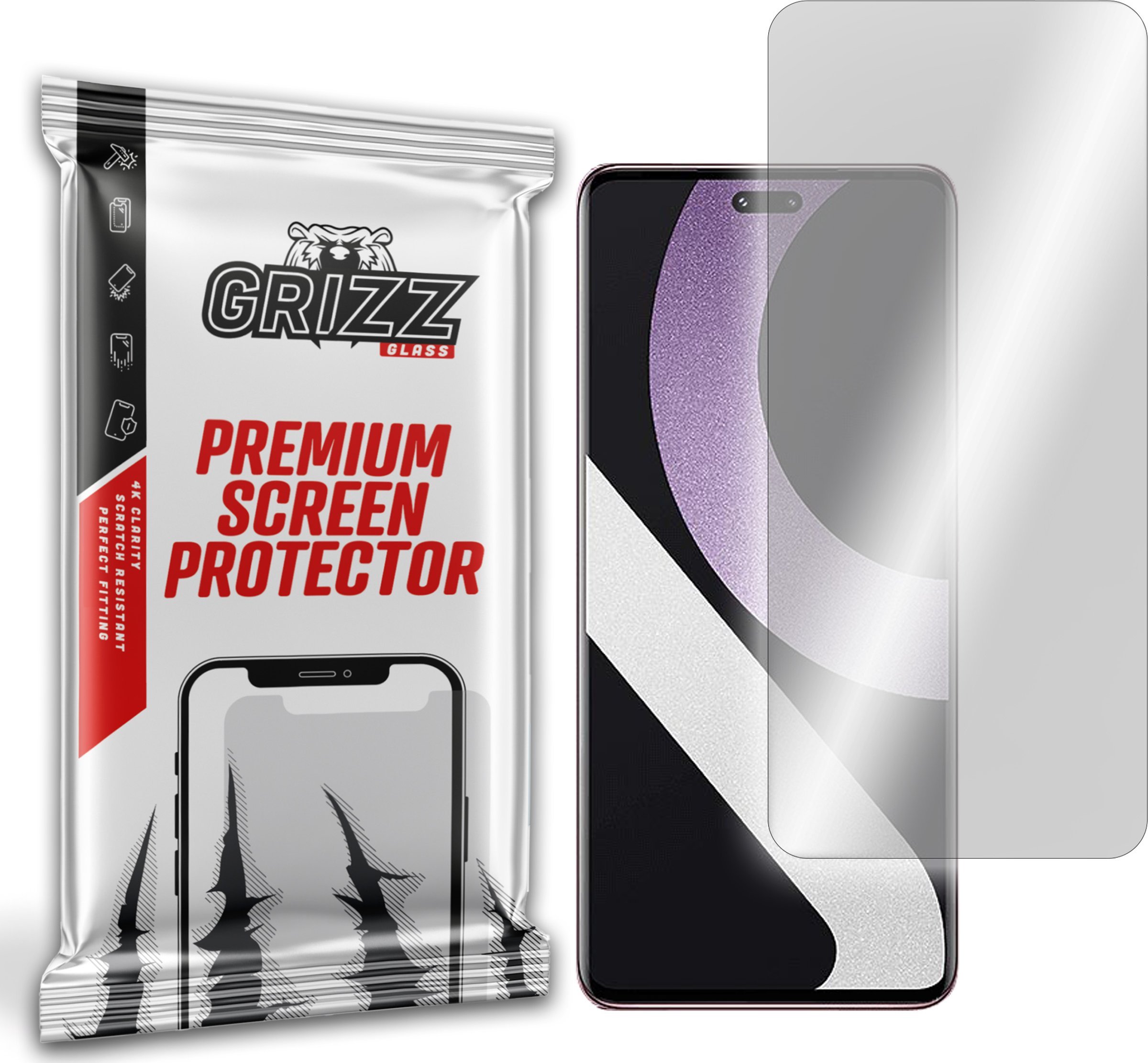 Folie mbrojtëse GrizzGlass Hydrogel, Xiaomi Civi 2, transparente