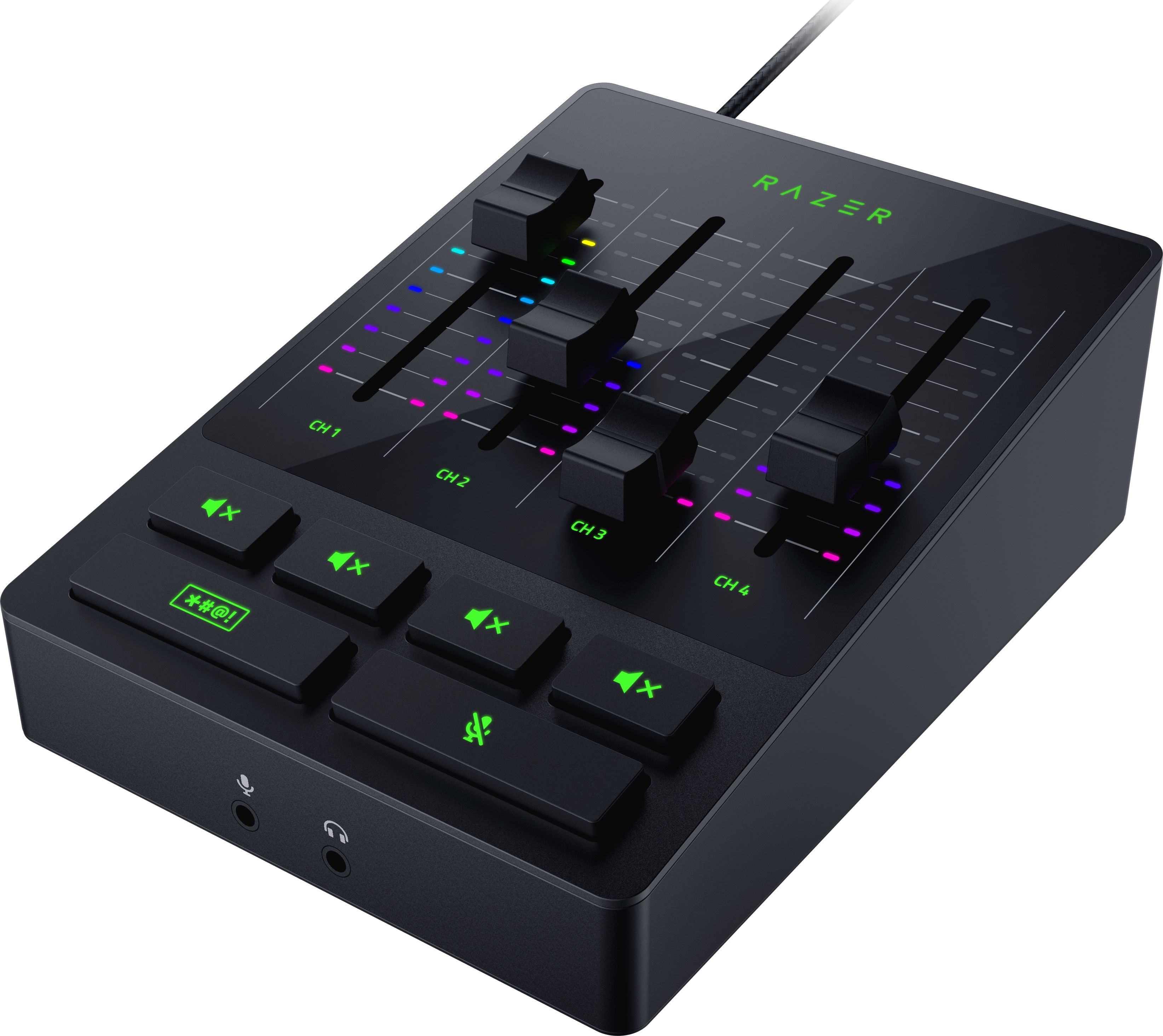 Mikser audio Razer Audio Mixer, 4 kanale, USB, i zi