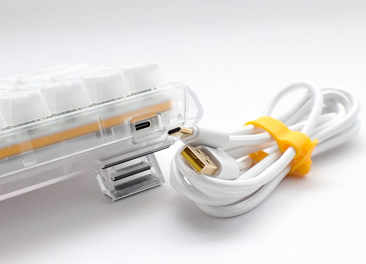 Тастатура Ducky One 3 Aura White SF, Kailh Jellyfish Y, бела