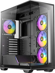 Kutia PC Antec C3 Midi Tower, xham i temperuar, ARGB, e zezë