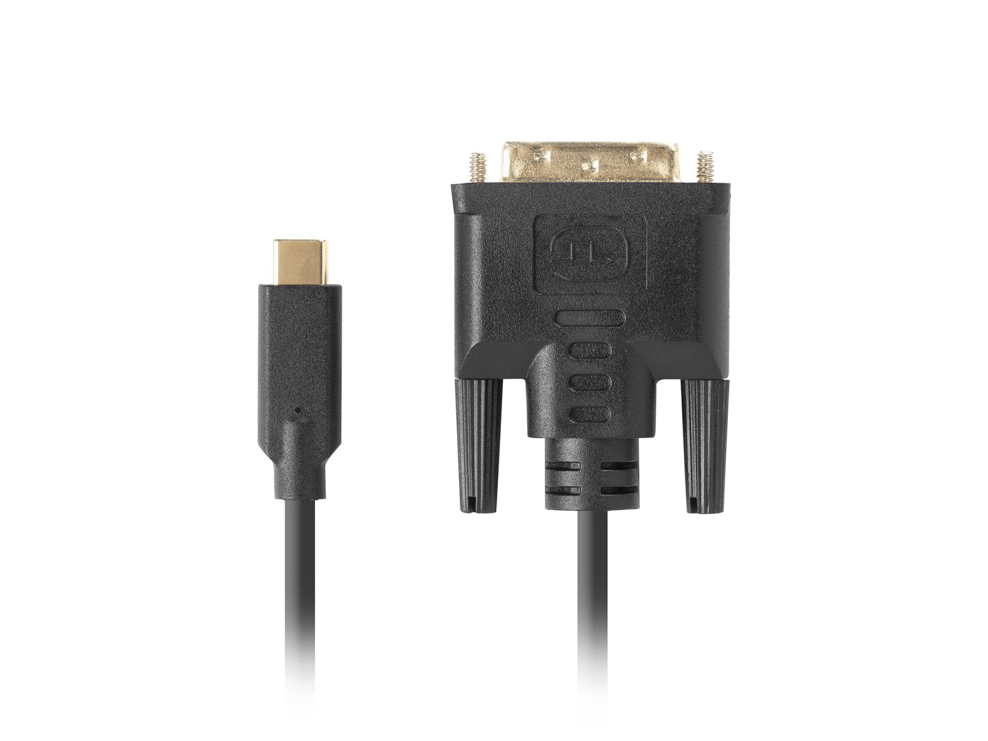Kabllo Lanberg, USB Type-C / DVI-D, 1.8 m, e zezë