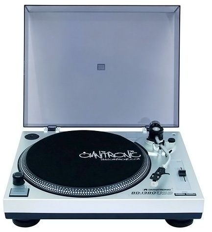Gramafon Omnitronic BD-1380, USB, 33.3 45 rpm, argjend