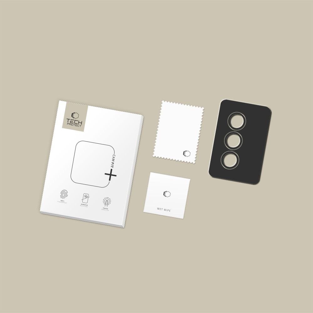 Mbrojtës kamere Tech-Protect Camring Fit+, për Samsung Galaxy S25 FE, transparencë