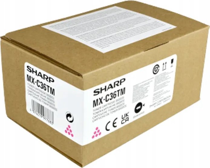 Toner Sharp MXC-36TM, magenta, 11.7K faqe, origjinal