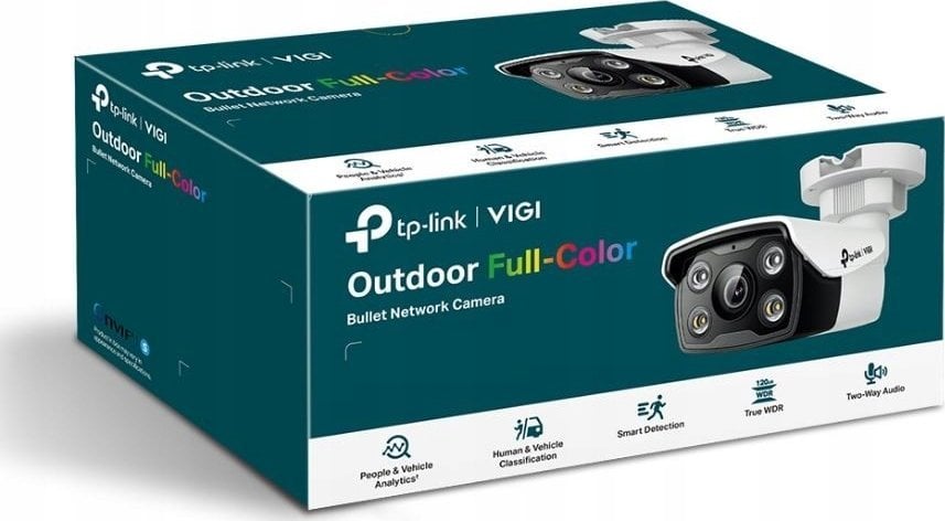 Kamerë IP TP-Link VIGI C350 2.8mm, 5MP, Full Color 24/7, e bardhë