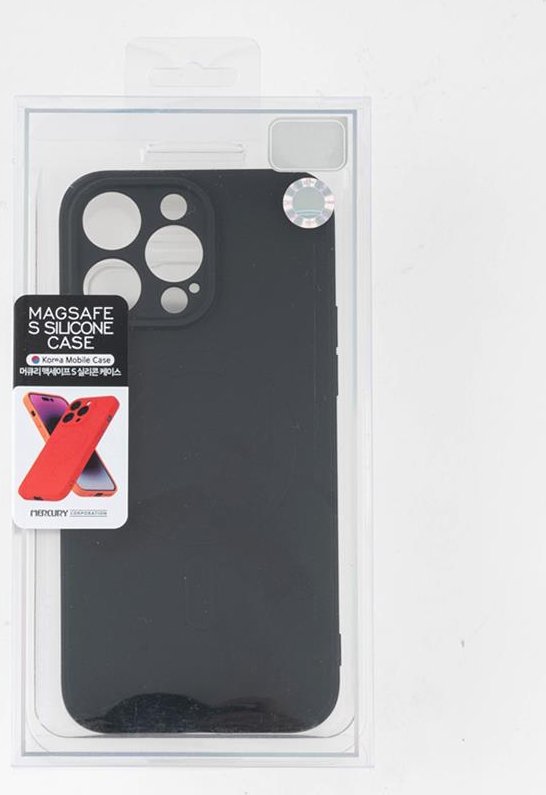 Mbrojtëse telefoni Mercury për iPhone 15, MagSafe, silikon gjysmë i fortë, rozë Pink Sand