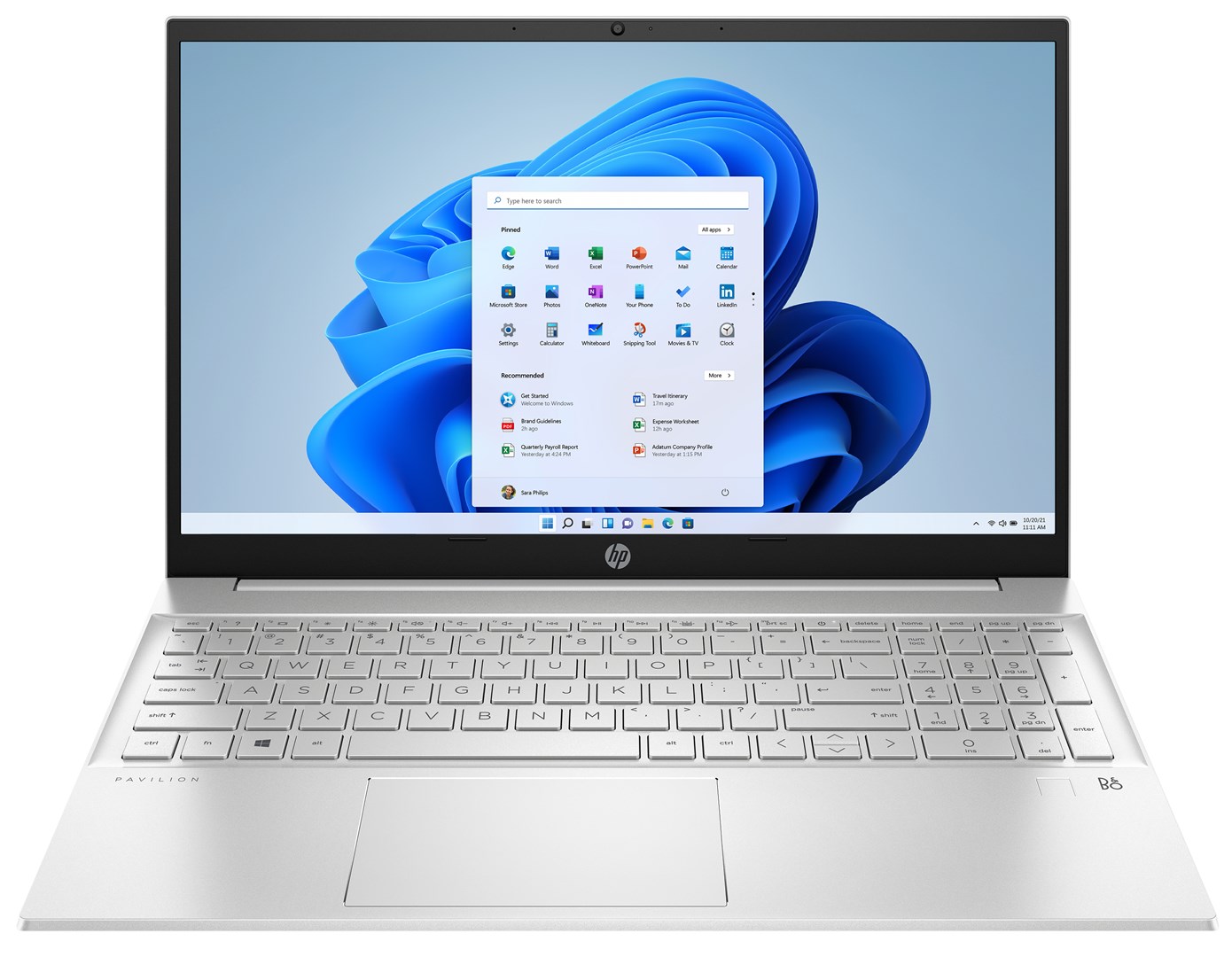 Laptop HP Pavilion 15-eh3001nw, 15.6", AMD Ryzen 7 7730U, 16 GB RAM, 512 GB SSD, i argjendtë