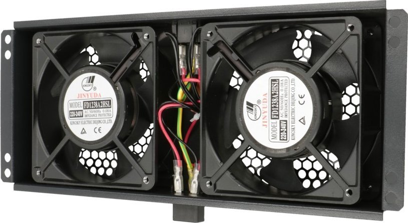 Njesi ftohëse për kabinet ExtraLink EX19102, 2 ventilatorë, 220V, e zezë