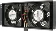 Njesi ftohëse për kabinet ExtraLink EX19102, 2 ventilatorë, 220V, e zezë