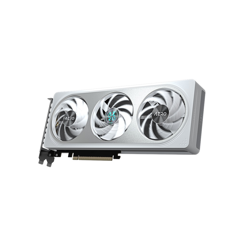 Kartë grafike GIGABYTE GeForce RTX 5060 AERO OC 8G, 8GB GDDR7, PCI-E 5.0, e bardhë