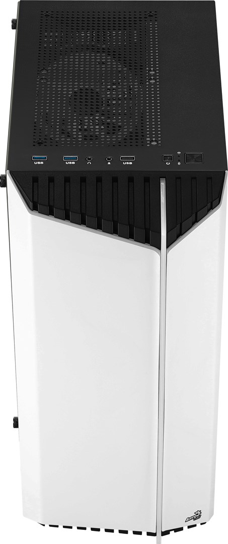 Kuti kompjuteri Aerocool Bionic RGB, ATX, xham i temperuar, e zezë