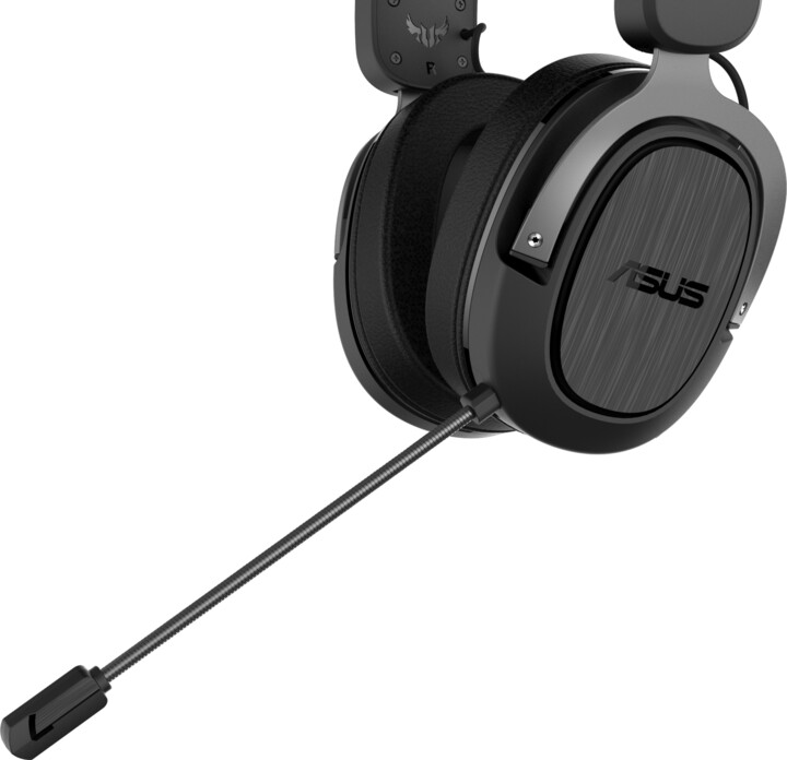 Kufje ASUS TUF Gaming H3 Wireless, të zeza / hirta