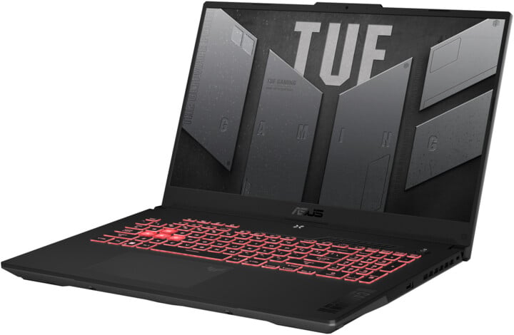 [OUTLET] Laptop ASUS TUF Gaming A17, 17.3", AMD Ryzen 7, 16GB RAM, 1TB SSD, NVIDIA GeForce RTX 4050 6GB GDDR6, i zi