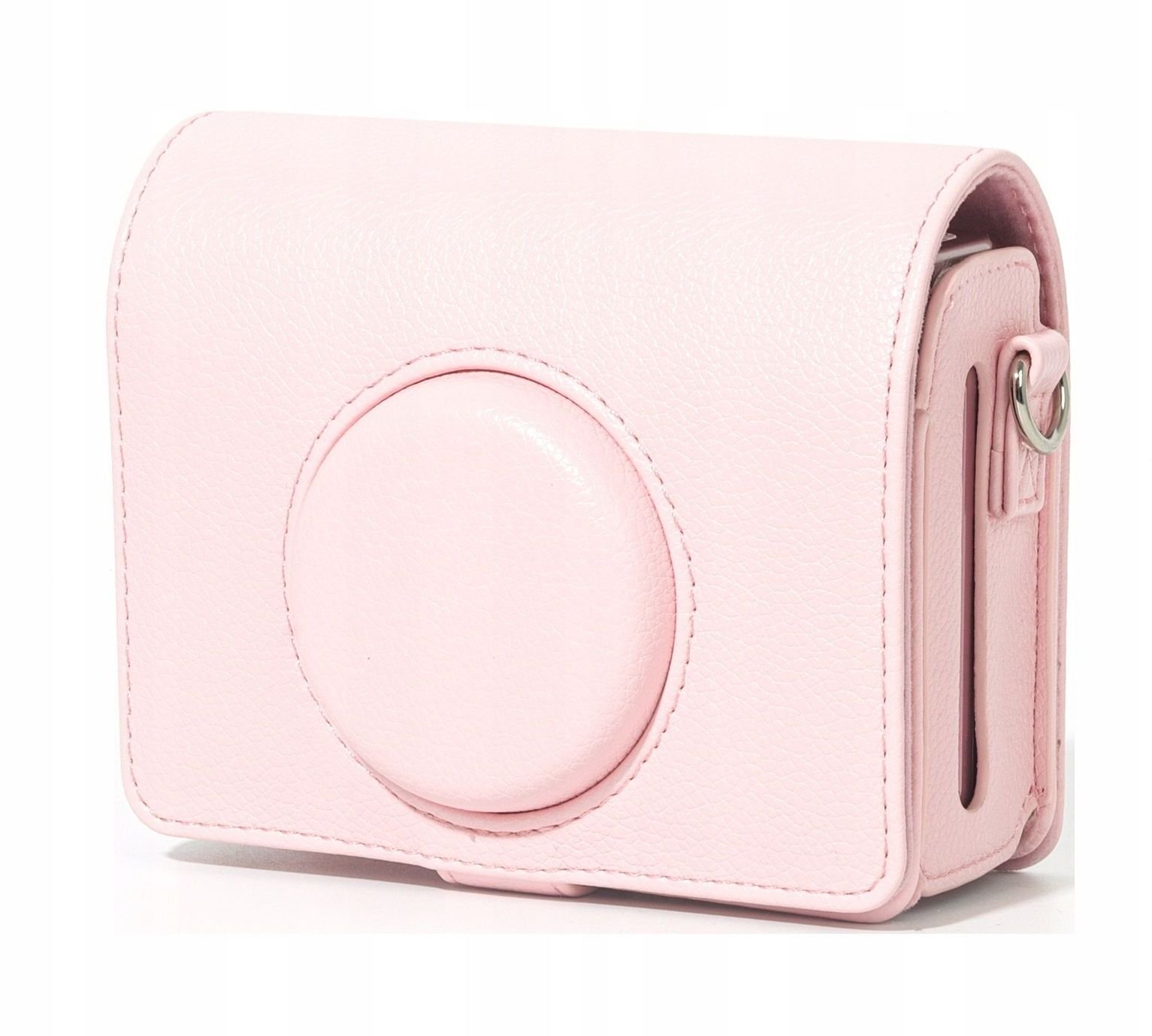 Çantë mbrojtëse Loveinstant për Fujifilm Instax Mini Evo, lëkurë eko, orientim horizontal, rozë