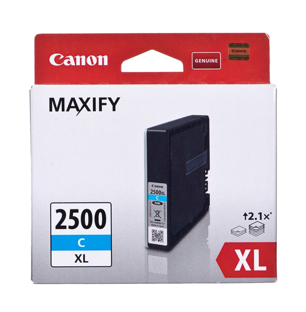 Ngjyrë për printer Canon PGI2500XLC, 19.3ml, cian