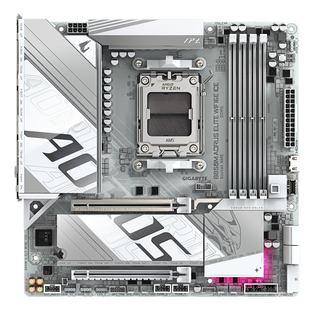 Pllakë amë Gigabyte B840M AORUS ELITE, AM5, DDR5, WiFi 6E