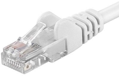 Kabllo rrjeti UTP CAT6, RJ45 në RJ45, 1.5m, e bardhë