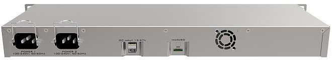 Ruter Mikrotik RB1100AHx4 Dude Edition, 13x Gigabit, 60GB M.2, argjend