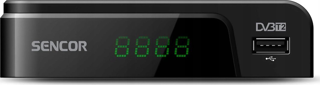 Dekoder tokësor Sencor SDB524T, DVB-T2 H.265 HEVC, USB HDMI, set 2 copë