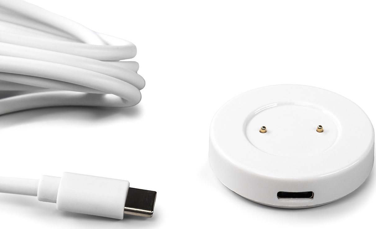 Karikues magnetik për smartwatch Hurtel Nessuno, USB C, për Huawei, i bardhë