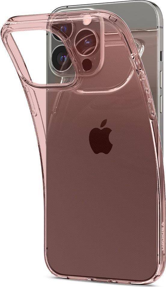 Mbulesë telefoni Spigen Crystal Flex Rose Crystal, për iPhone 13 Pro Max, transparente rozë