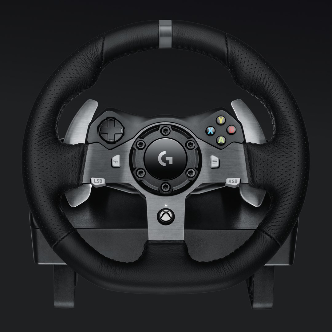 [OUTLET] Timon dhe pedale për lojëra Logitech G G920 Driving Force Racing Wheel, i zi