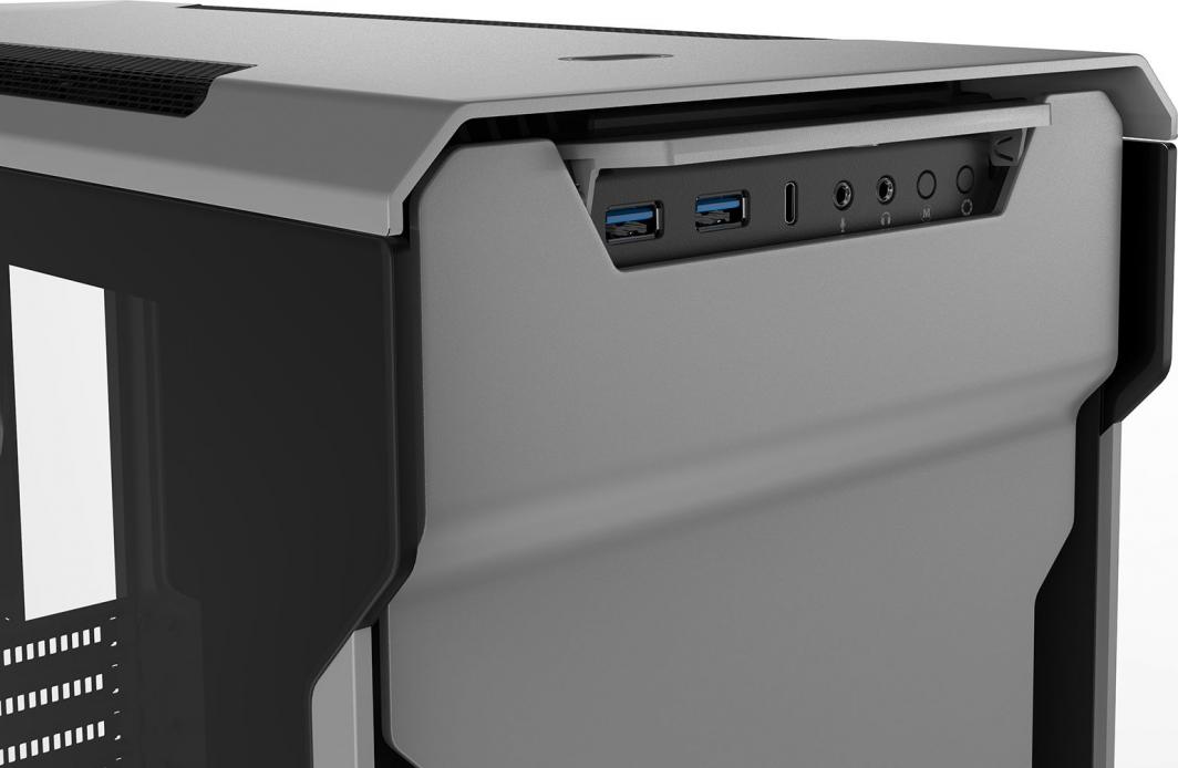 Kasë Phanteks Enthoo Evolv X, e argjendtë, Midi Tower