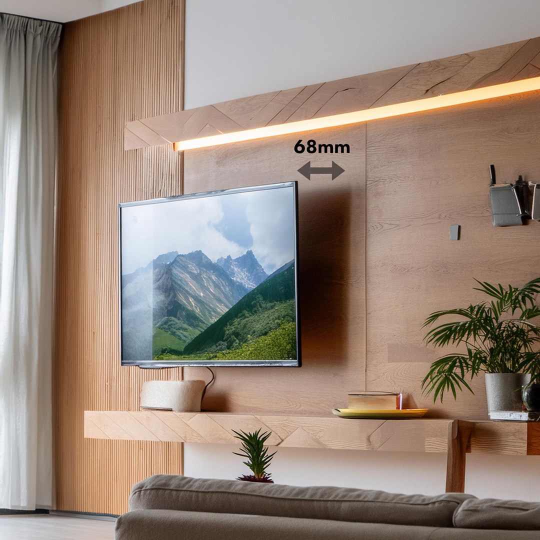 Mbajtëse për TV Maclean MC-422, 43-100", VESA 800x400, 120kg, e zezë