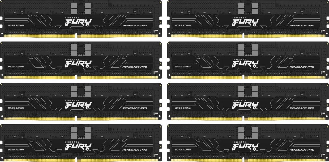 Memorie Kingston Fury Renegade Pro, DDR5, 256 GB, 6000 MHz, CL32, KF560R32RBEK8-256