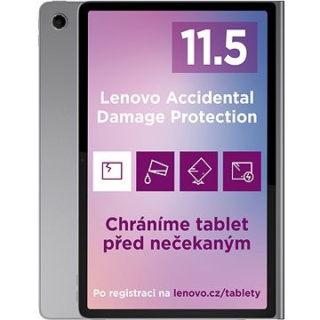 Таблет Lenovo Tab Plus 11.5", 128GB, 8GB RAM, Luna Grey