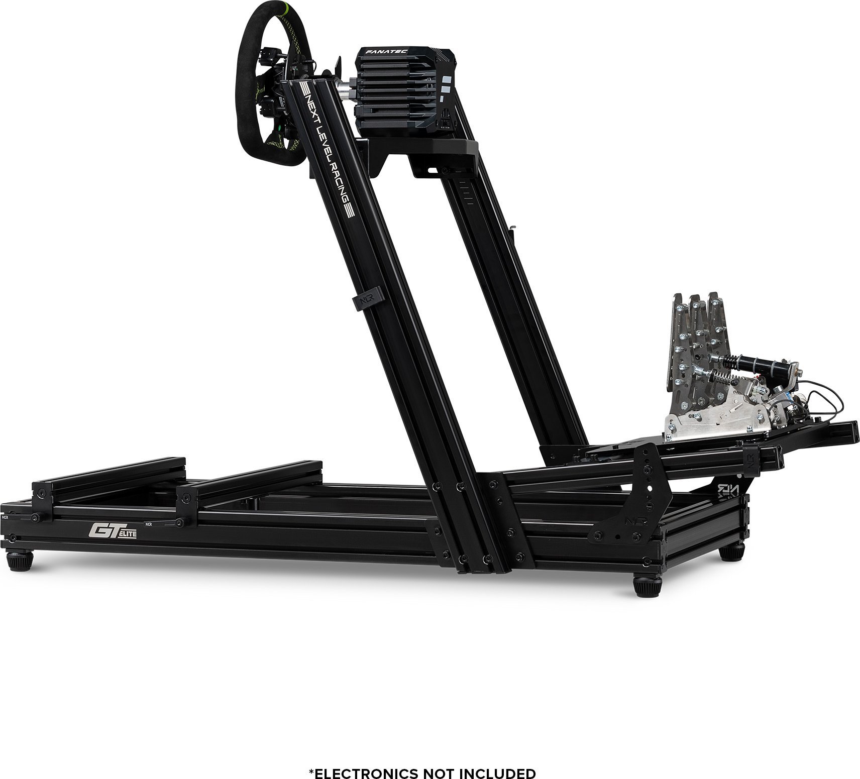 Kokpit garash Next Level Racing GT Elite LITE Wheel Plate Edition, strukturë alumini, i zi