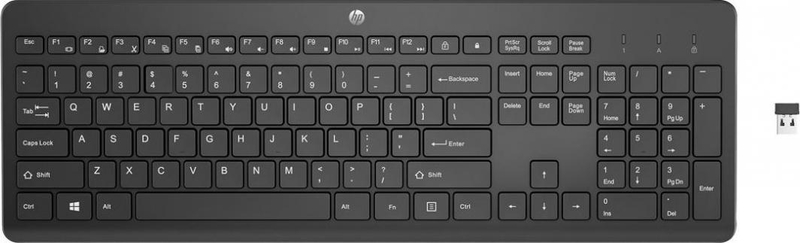 Tastierë HP 230, e zezë