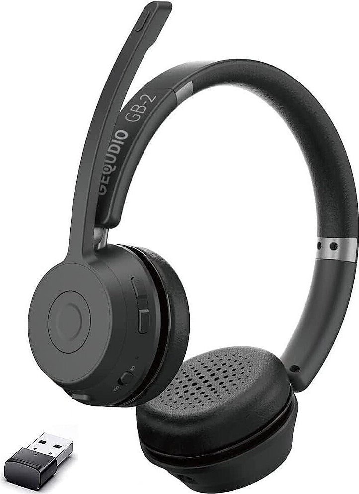 Kufje Bluetooth Gequdio GB 2, me mikrofon, adapter USB, wireless