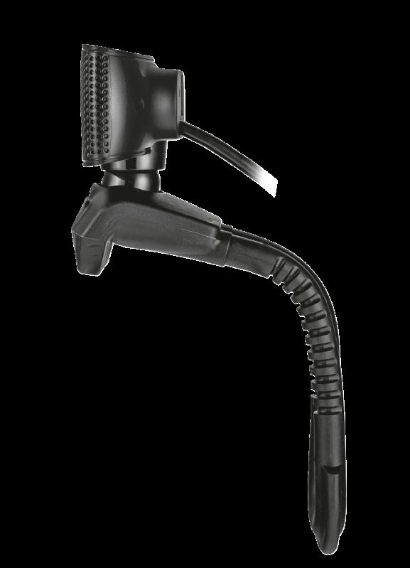 Webcam Trust Trino, 8MP, HD 720p, USB 2.0, e zezë