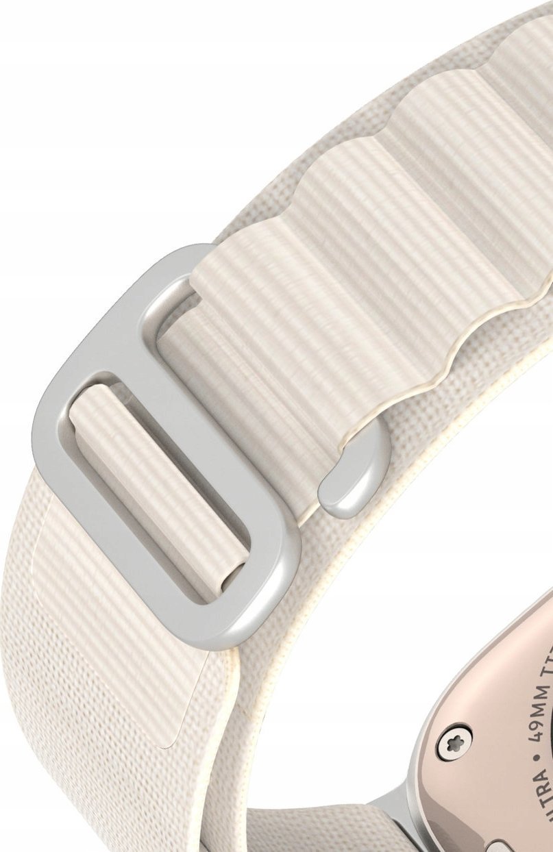 Rrip dore Dux Ducis GS Sport për Apple Watch, 42 44 45 49 mm, i bardhë
