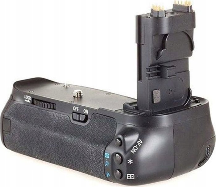 Battery grip Meike për Canon 60D, për 2 bateri LP-E6 ose 6x AA, i zi