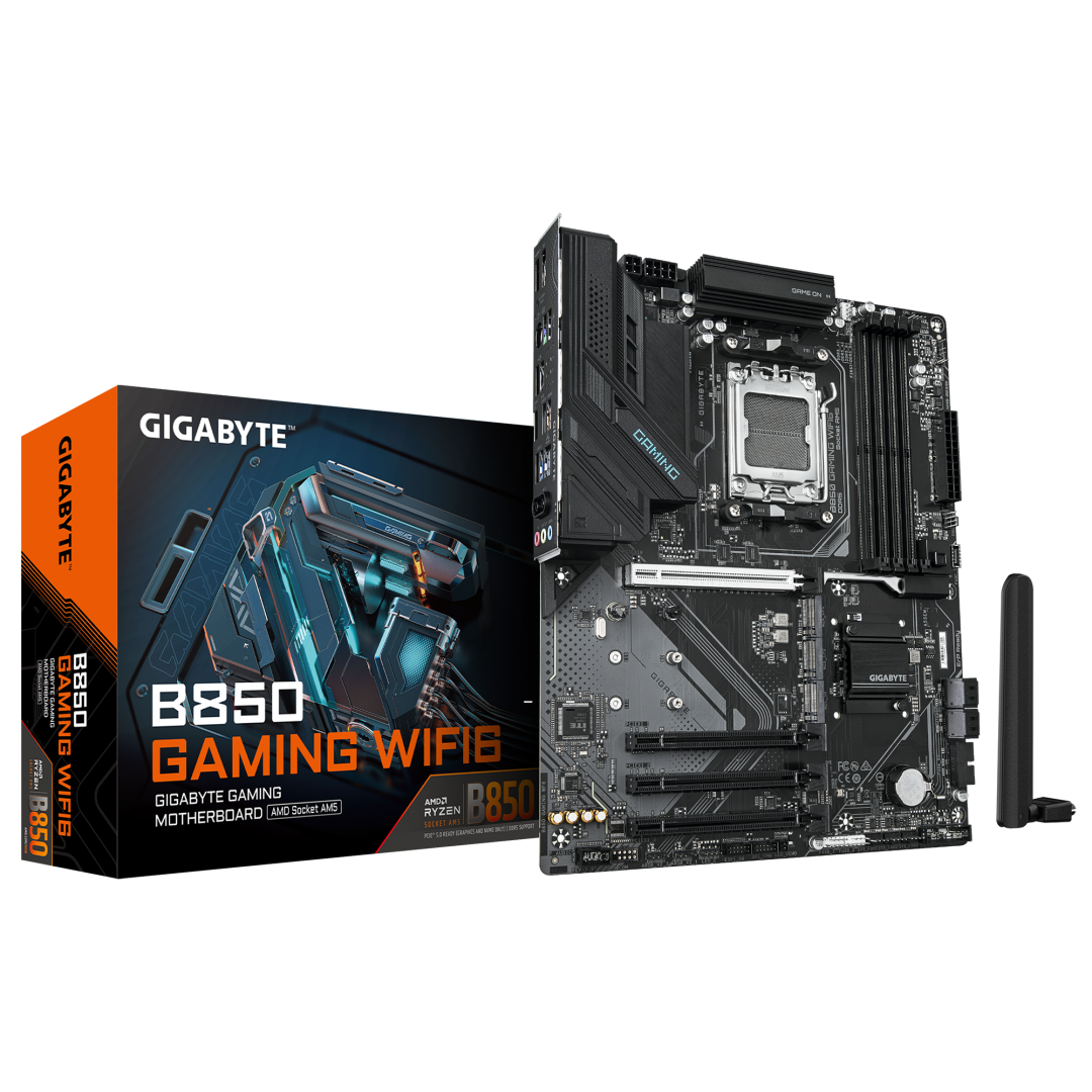 Pllakë amë Gigabyte B850 Gaming WiFi 6, AMD Ryzen 9000, DDR5, ATX