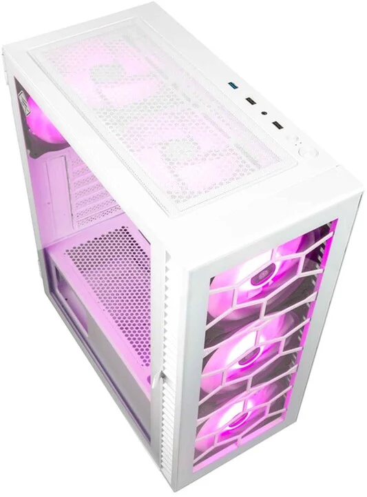 Kasë Kolink Observatory HF Glass ARGB, Midi-Tower, e bardhë