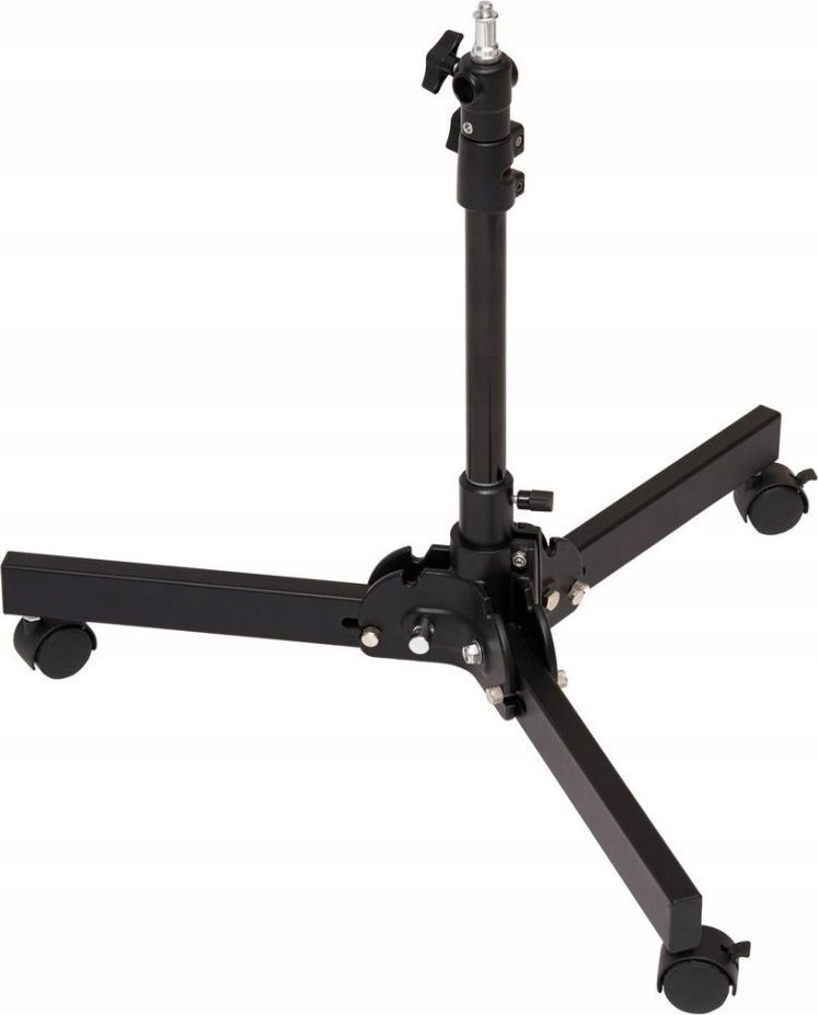 Stativ studio GlareOne Mini Glide, me rrota, i ulët, i zi