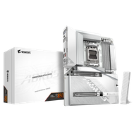 Pllakë amë GIGABYTE B850 AORUS STEALTH ICE, AMD AM5, DDR5, PCIe 5.0, e bardhë