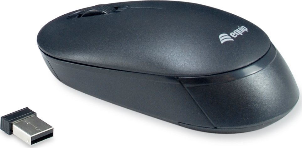 Set tastierë dhe mi Equip Wireless PT, 105 taste, RF, i zi